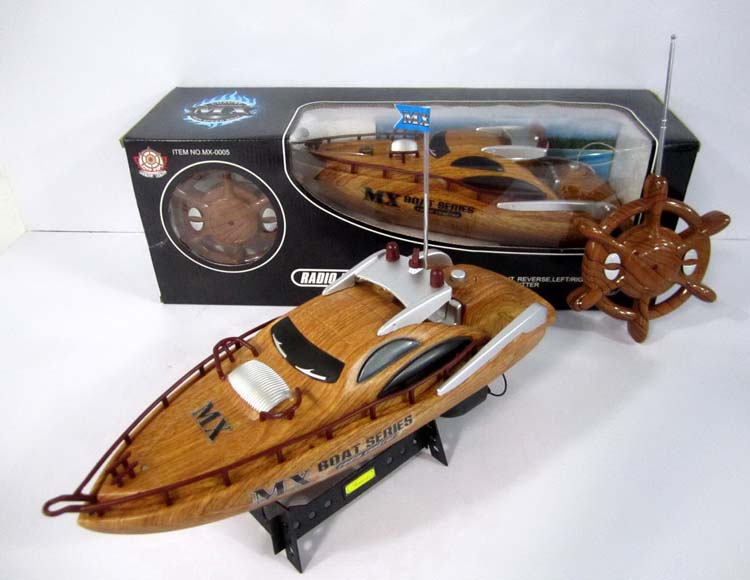 仿木四通遥控游艇不包电 MX-0005-5